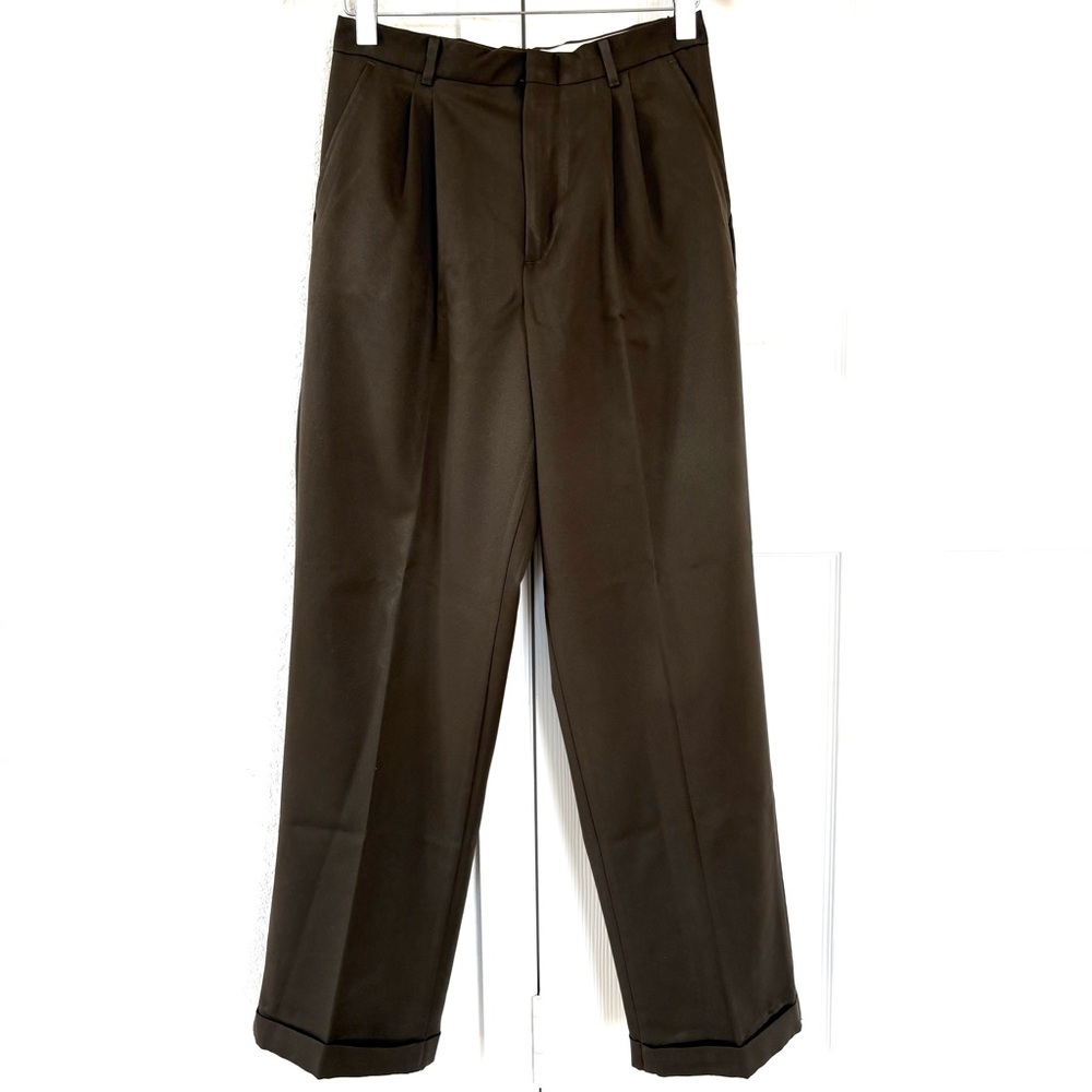 Liz Claiborne Men's Dark Brown Dress Pants